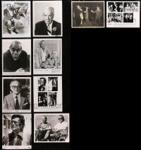 6x405 LOT OF 10 8X10 STILLS OF PRODUCERS 1940s-2000s great candid images on movie sets!