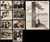 6x408 LOT OF 9 20TH CENTURY-FOX 8X10 STILLS 1930s-1940s great scenes from a variety of movies!