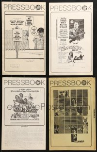 6x107 LOT OF 4 UNCUT PRESSBOOKS 1960s advertising for a variety of different movies!