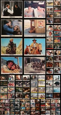 6x430 LOT OF 129 MINI LOBBY CARDS 1970s-1980s great scenes from a variety of different movies!
