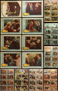6x184 LOT OF 72 LOBBY CARDS 1940s-1960s complete sets from a variety of different movies!