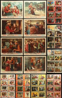 6x183 LOT OF 80 LOBBY CARDS 1940s-1950s complete sets from a variety of different movies!