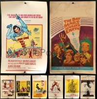 6x040 LOT OF 8 WINDOW CARDS 1960s great images from a variety of different movies!