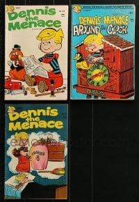 6x088 LOT OF 3 DENNIS THE MENACE COMIC BOOKS 1970s Hank Ketcham's famous cartoon boy!