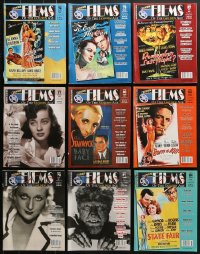 6x072 LOT OF 9 FILMS OF THE GOLDEN AGE MAGAZINES 2014-2016 filled with great movie images!
