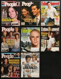 6x074 LOT OF 8 PEOPLE AND ENTERTAINMENT WEEKLY MAGAZINES 1990s-2010s filled with great images!