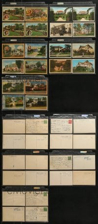 6x313 LOT OF 20 MOVIE STAR HOMES POSTCARDS 1930s Shirley Temple, Bing Crosby, Will Rogers & more!