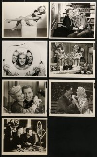 6x235 LOT OF 7 BETTY GRABLE RE-STRIKE 8X10 STILLS 1970s great portraits of the leading lady!