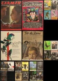 6x452 LOT OF 23 FORMERLY FOLDED 11X16 EAST GERMAN POSTERS 1980s cool images!