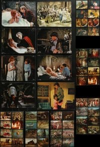 6x350 LOT OF 56 TRIMMED COLOR 8X10 STILLS 1960s-1970s great scenes from a variety of movies!