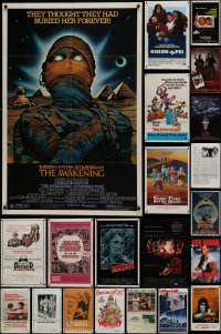 6x148 LOT OF 30 FOLDED ONE-SHEETS 1970s-1990s great images from a variety of different movies!
