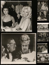 6x010 LOT OF 8 REPRO PHOTOS 1980s Jayne Mansfield, Charlie Chaplin, Laurel & Hardy, W.C. Fields!