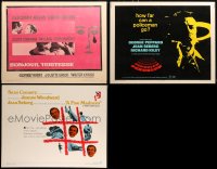 6x011 LOT OF 3 HALF-SHEETS MOUNTED ON FOAMCORE 1950s-1960s Bonjour Tristesse, Fine Madness!