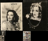 6x012 LOT OF 5 MISCELLANEOUS ITEMS 1930s-1990s great images of movie stars & more!