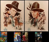 6x439 LOT OF 8 OVERSIZED REPRO PHOTOS AND UNFOLDED SPANISH POSTERS 1980s-1990s cool images!