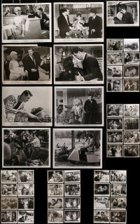 6x352 LOT OF 49 ROCK HUDSON 8X10 STILLS 1950s-1960s great scenes from several of his movies!