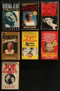 6x064 LOT OF 7 MARILYN MONROE PAPERBACK BOOKS 1960s-1990s filled with great images & information!