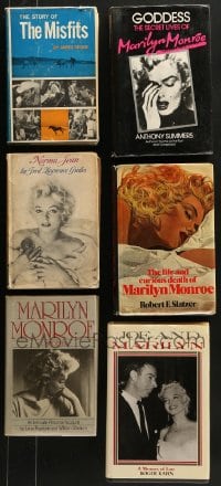6x055 LOT OF 6 MARILYN MONROE HARDCOVER BOOKS 1960s-1980s filled with great images & information!