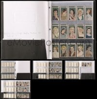 6x256 LOT OF 48 FILM FAVOURITES ENGLISH CIGARETTE CARDS 1930s all contained in plastic sleeves!