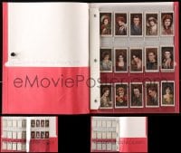 6x267 LOT OF 25 CINEMA STARS ENGLISH CIGARETTE CARDS 1928 the complete set in plastic sleeves!