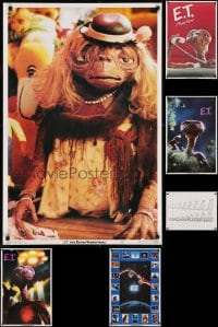 6x487 LOT OF 6 UNFOLDED E.T. THE EXTRA TERRESTRIAL COMMERCIAL POSTERS 1980s different images!