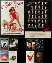 6x499 LOT OF 10 UNFOLDED SPECIAL POSTERS 1980s great images from a variety of movies!