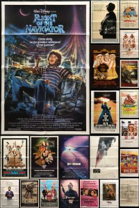 6x130 LOT OF 62 FOLDED ONE-SHEETS 1970s-1980s great images from a variety of different movies!