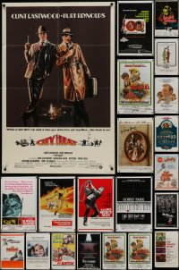 6x149 LOT OF 29 FOLDED ONE-SHEETS 1960s-1990s great images from a variety of different movies!