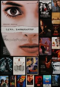 6x557 LOT OF 34 UNFOLDED MOSTLY DOUBLE-SIDED MOSTLY 27X40 ONE-SHEETS 1990s-2000s cool images!