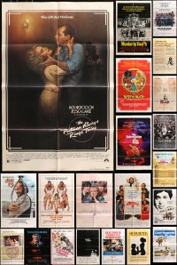 6x137 LOT OF 55 FOLDED ONE-SHEETS 1970s-1980s great images from a variety of different movies!