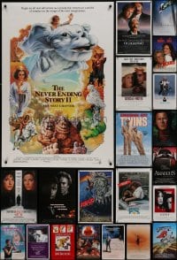 6x561 LOT OF 32 UNFOLDED MOSTLY SINGLE-SIDED MOSTLY 27X40 ONE-SHEETS 1980s-1990s cool images!