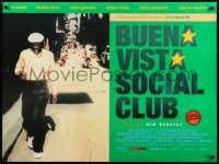 6y434 BUENA VISTA SOCIAL CLUB British quad 1999 Wim Wenders, Cuban folk music, Ry Cooder!