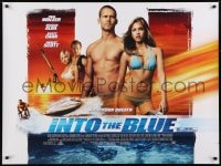 6y476 INTO THE BLUE DS British quad 2005 sexy Jessica Alba & Paul Walker, images of top cast!