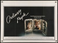 6y492 ORDINARY PEOPLE British quad 1980 Donald Sutherland, Mary Tyler Moore, directed by Robert Redford!