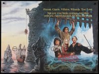6y495 PRINCESS BRIDE British quad 1987 Cary Elwes, Andre the Giant, Mandy Patinkin, classic!