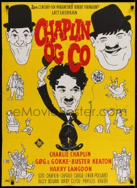 6y038 30 YEARS OF FUN Danish 1965 Charley Chase, Buster Keaton, Laurel & Hardy!