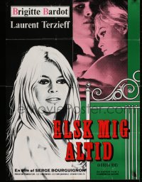 6y046 TWO WEEKS IN SEPTEMBER Danish 1968 A Coeur Joie, sexy Brigitte Bardot in love!