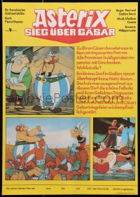 6y321 ASTERIX VS. CAESAR East German 11x16 1987 comic cartoon characters created by Albert Uderzo!