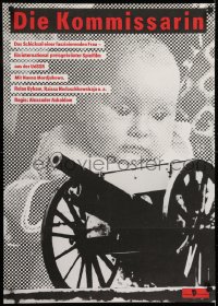 6y278 COMMISSAR East German 23x32 1988 Aleksandr Askoldov, Russian, image of baby over cannon!