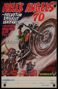 6y235 HELL'S ANGELS '69 Finnish 1969 art of biker gang in the rumble that rocked Las Vegas!