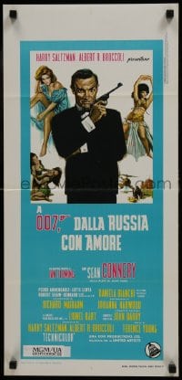 6y891 FROM RUSSIA WITH LOVE Italian locandina R1970s Sean Connery is Ian Fleming's James Bond!