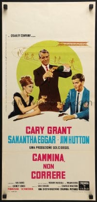 6y989 WALK DON'T RUN Italian locandina 1966 Cary Grant, Samantha Eggar, Hutton, Olympics, Olivetti