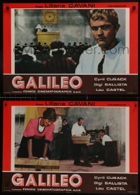 6y795 GALILEO group of 4 Italian 18x26 pbustas R1970s Cyril Cusack in the title role!