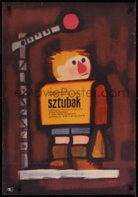 6y657 PRVAK Polish 23x33 1962 Vladislav Pavlovic, colorful Jerzy Flisak art of kid!