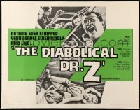 6z599 DIABOLICAL DR Z 1/2sh 1966 director Jess Franco strips your nerves screamingly raw!