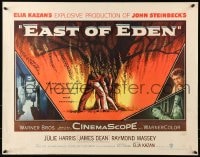 6z618 EAST OF EDEN 1/2sh 1955 first James Dean, John Steinbeck, directed by Elia Kazan!