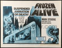 6z646 FROZEN ALIVE 1/2sh 1966 cool German sci-fi/horror, suspended animation or death!