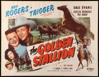 6z659 GOLDEN STALLION style A 1/2sh R1956 Roy Rogers, Dale Evans, Trigger & The Riders of the Purple Sage!