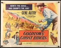 6z662 GOLDTOWN GHOST RIDERS 1/2sh 1953 cowboy Gene Autry's the judge, and Champion's the jury!