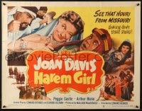 6z672 HAREM GIRL 1/2sh 1952 Joan Davis, Peggie Castle, the houri from Missouri!